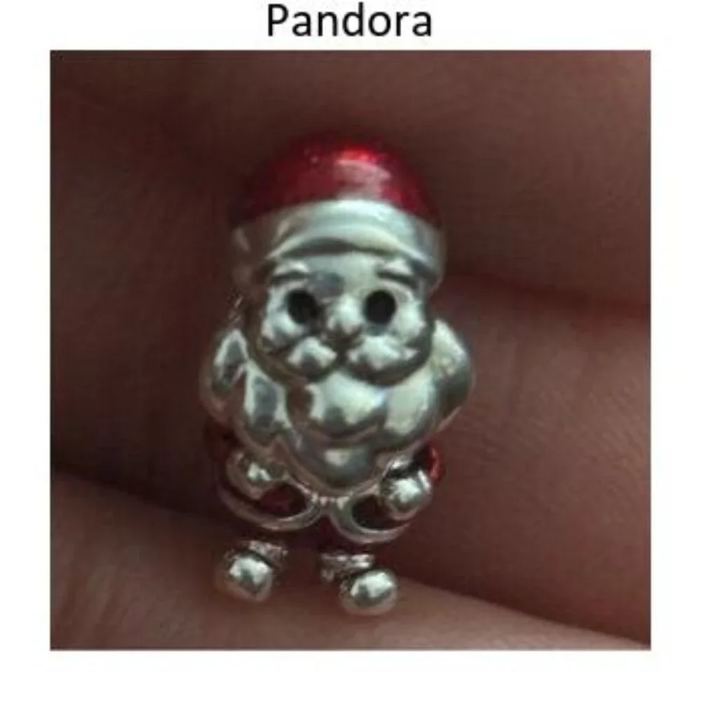 Authentic Playful Santa Pandora Charm